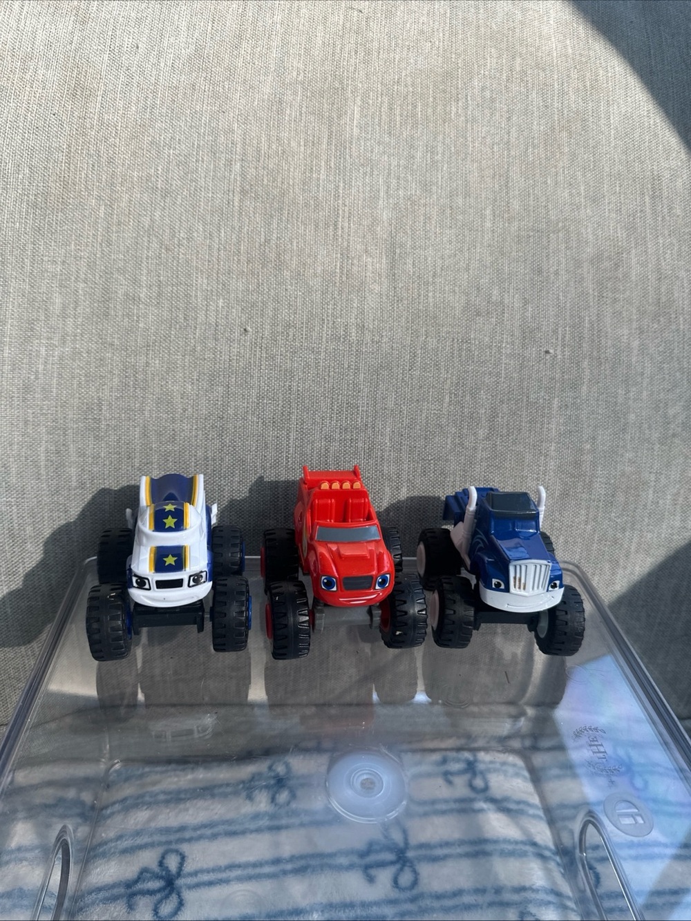 Three (3) Blaze & Monster Machines trucks